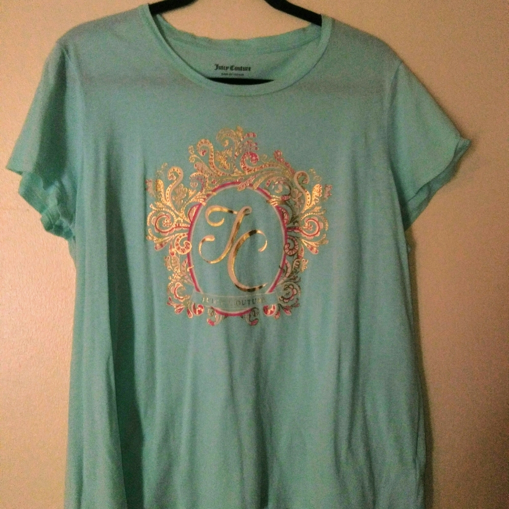 Juicy Couture mint green T-shirt